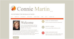 Desktop Screenshot of conniemartinphd.com